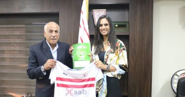 طائرة الزمالك تتعاقد مع سلمى خالد