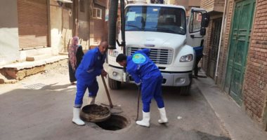 "مياه المنوفية" تختبر كفاءة بلاعات الأمطار استعدادا لموسم الشتاء.. صور