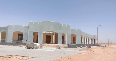 رفع كفاءة المبانى الخدمية بمدينة الجذب السكانى بالوادى الجديد.. صور