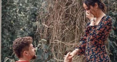 خطيب نور عمرو دياب يفاجئها بطلب الزواج بطريقة رومانسية زى الأفلام .. صور