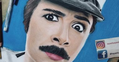 "آية" تشارك صحافة المواطن برسومات لنجوم الفن.. أبرزهم ياسمين عبد العزيز