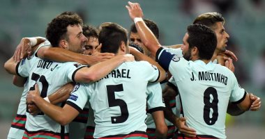 البرتغال يتفوق على أذريبجان 2-0 فى الشوط الأول بالتصفيات.. فيديو