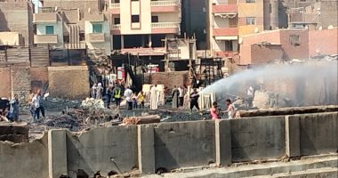 نقل مالك مصنع قليوب للمستشفى لإصابته بحالة صرع بعد نشوب الحريق