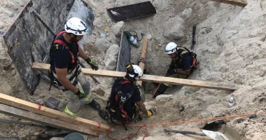 انهيار رملى فى مطار تحت الإنشاء بالكويت و3 عمال تحت الأنقاض