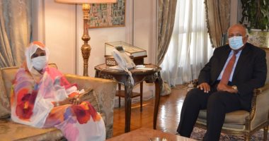 سامح شكرى يؤكد لوزيرة خارجية السودان أهمية التركيز على المشروعات الاستراتيجية