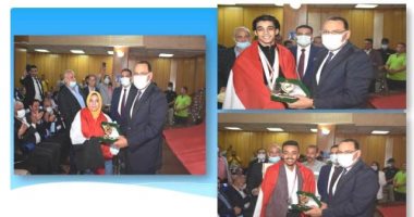 محافظ الشرقية يُكرم الأبطال الرياضيين من أبناء المحافظة