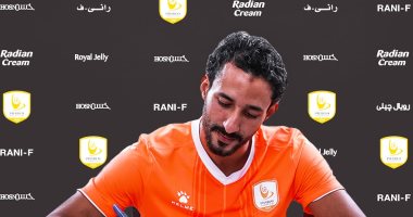 فاركو يعلن التعاقد مع علاء سلامة لاعب الإنتاج الحربى 4 مواسم 