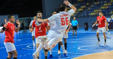 الأهلى يتقدم على الزمالك 19 /  18 بعد مرور 40 دقيقة بالسوبر الأفريقى لليد