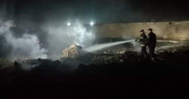 الحماية المدنية تسيطر على حريق مخلفات بالمنطقة الصناعية فى قنا