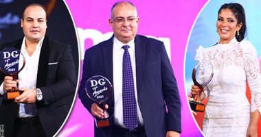 حفل توزيع جوائز دير جيست.. "المتحدة" تحصد جائزتى الإنتاج الخاصة عن مسلسلى "الاختيار 2" وهجمة مرتدة.. و"اليوم السابع" أفضل موقع إخبارى لعام 2021.. و"DMC" أفضل قناة.. ومنى زكى أفضل ممثلة.. فيديو وصور