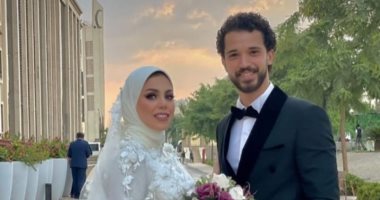 عمر رضوان حارس مرمى الجونة يحتفل بزفافه.. صور