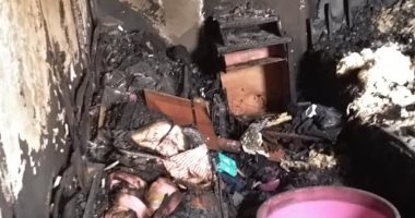 معاينة الحريق تكشف تفحم كامل محتويات شقة شقيق المطرب سمسم شهاب بالوراق