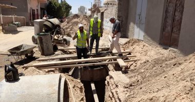 محافظ سوهاج : 457 مشروعا للصرف الصحى بالقرى المستهدفة فى "حياة كريمة"