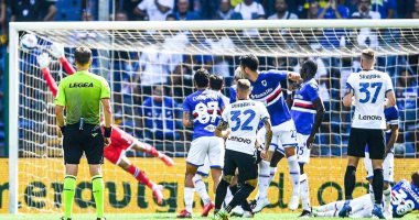 إنتر ميلان يسقط في فخ التعادل ضد سامبدوريا بالدوري الإيطالي.. فيديو