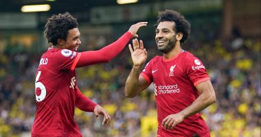 محمد صلاح خامس أسرع لاعب يدخل نادى المائة فى الدورى الإنجليزى