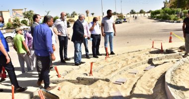محافظ الأقصر يتابع أعمال التطوير بمدينة الأقصر استعدادا للموسم السياحى الجديد