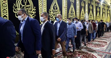 توافد كبار الشخصيات على عزاء شهبندر تجار مصر "محمود العربي" بمصنعه بقليوب