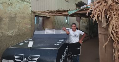 أول سيارة فى مصر بدون بنزين أو سولار.. شاب يخترع محركا يسير بالهواء المضغوط