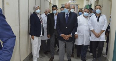 محافظ الجيزة يفتتح قسم العناية المركزة بمستشفى أوسيم المركزى.. صور
