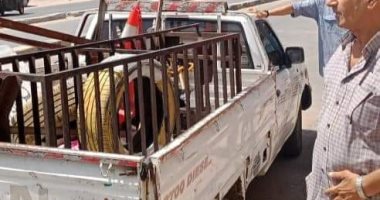 تحرير 40 محضر عدم ارتداء كمامة وغلق ورفع 711 إشغالا ومصادرة 36شيشة بالبحيرة