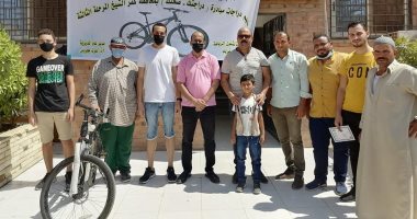 تسليم 27 دراجة ضمن مبادرة "دراجتك .. صحتك" فى كفر الشيخ.. صور