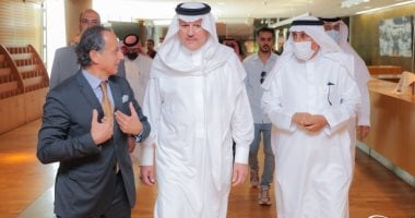 مدير مكتبة الإسكندرية يستقبل أمين عام دارة الملك عبد العزيز والسفير السعودى بالقاهرة
