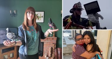 أروق 7 أخبار × 24 ساعة.. حداد أسترالى يحوّل الخردة فى ورشته إلى أعمال ومجسمات فنية مميزة.. بريطانية تنفق 4 آلاف إسترلينى سنويا على حمامتين.. إيطالى يخالف القانون عمدا للفرار من منزله هربا من حماته