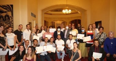وزيرة الثقافة تكرم فريق عمل أوبرا عايدة: القوى الناعمة وسيلة للترويج لحضارتنا