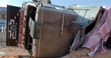 مصرع طفل بحادث تصادم على طريق كفر الشيخ الدولى وانقلاب سيارة لمحاولة تفاديه