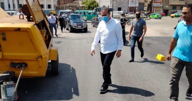 محافظ المنوفية يتفقد أعمال التطوير بكوبرى مبارك.. صور  