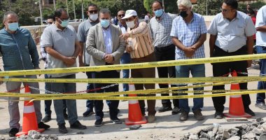 محافظ المنوفية يتابع أعمال تطوير ورفع كفاءة كوبري القاصد بشبين الكوم.. صور