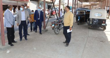 محافظ المنوفية يتفقد أعمال تطوير السوق النموذجى وحديقة الطفل الجديدة.. صور