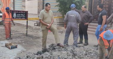استكمال توصيل الغاز الطبيعى للمنازل بمركز بيلا فى كفر الشيخ.. صور
