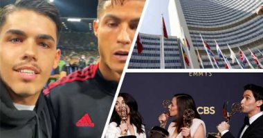 صور وفيديو.. العالم هذا الصباح.. نجوم الفن فى مهرجان إيمى يتسلمون جوائزهم.. اقتحام مشجع لملعب مباراة المان يونايتد لالتقاط سيلفي مع الدون.. والعالم يترقب انطلاق أعمال الدورة الـ76 للجمعية العامة للأمم المتحدة 