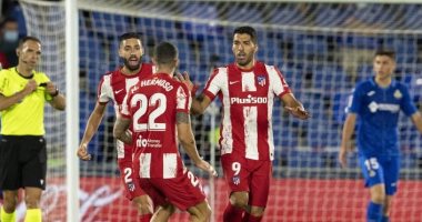 سواريز يقود أتلتيكو مدريد لصدارة الدورى الإسبانى بفوز قاتل على خيتافى.. فيديو