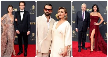 أجمل ثنائيات النجوم فى حفل إيمى 73.. كيرى راسل تخطف الأضواء من ماثيو ريس