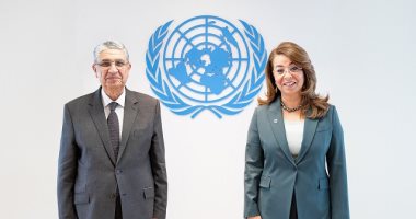 غادة والي تستقبل وزير الكهرباء والطاقة المتجددة لبحث سبل التعاون