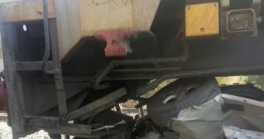مصرع شخص بحادث تصادم سيارة ملاكى بقطار فى قنا