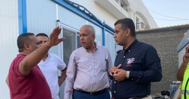 وكيل صحة أسوان يتابع معدلات تنفيذ مبنى مستشفى كوم أمبو الجديد.. صور