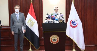 وزارة الصحة تعلن استقبال 2.3 مليون جرعة من لقاح استرازينكا هدية من ألمانيا.. هالة زايد: اعتماد لقاح كورونا المصرى للسفر فى 12 دولة أوروبية.. تأمين المواد الخام لتصنيع 30 مليون جرعة من لقاح كورونا المصرى 