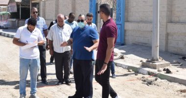 نائب محافظ شمال سيناء يشدد على سرعة الانتهاء من الأعمال بالمحور الساحلى بالعريش 