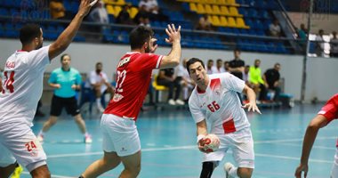 الزمالك يفوز على الاهلى 32 / 27 فى دورى المحترفين لكرة اليد 