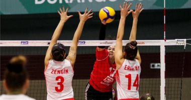 خسارة منتخب شابات الطائرة أمام تركيا فى بطولة العالم