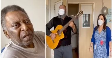 ابنة بيليه تطمئن جمهوره بفيديو لأسطورة البرازيل وهو يغنى داخل مستشفى