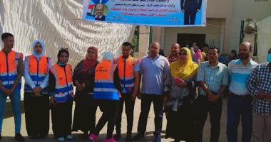 حياة كريمة.. قافلة سكانية لجامعتى دمنهور وعين شمس بقرية جواد حسنى بالبحيرة