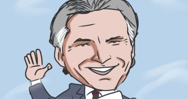 وداعا جمعة فرحات.. فى كاريكاتير اليوم السابع