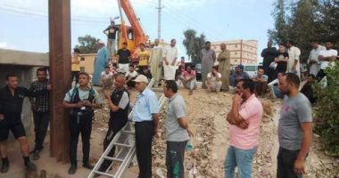 رحلة البحث عن جثة طفلة غرقت ببئر محطة رفع مياه بالمنوفية لليوم الخامس.. لايف