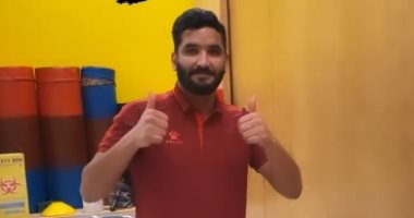 أول تعليق لصالح جمعة نجم سيراميكا بعد "فك الجبس"