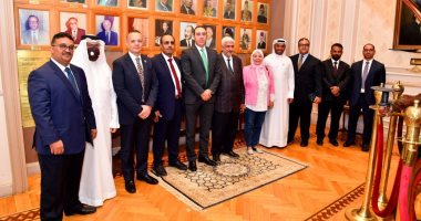 أمين عام النواب يستقبل نظيره بالبرلمان العربى ووفد أمناء عموم البرلمانات العربية.. صور