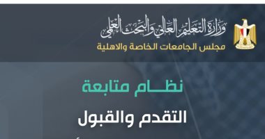 5 ساعات على غلق باب تسجيل الرغبات للتقدم للجامعات الخاصة